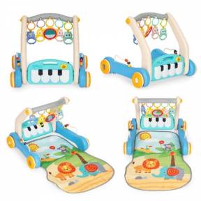 Antemergator educational 2 in 1 cu salteluta de joaca Huanger HE0637