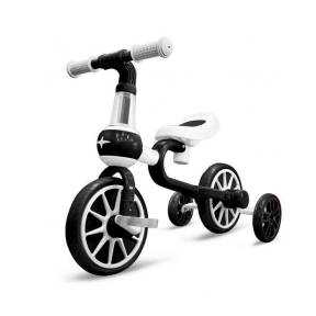 Bicicleta cu roti ajutatoare Ecotoys LC-V1311 - Alb cu Negru