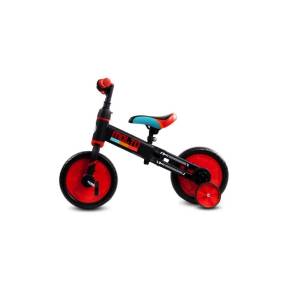 Bicicleta cu sau fara pedale si roti ajutatoare Sun Baby Molto 014 Red
