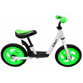 Bicicleta fara pedale cu suport pentru picioare R5 R-Sport - Verde - Resigilat