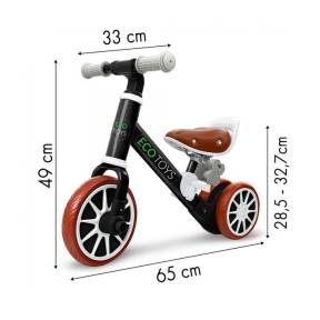 Bicicleta fara pedale Ecotoys LC-V1307 - Negru - Resigilat