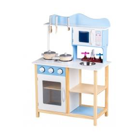 Bucatarie copii Ecotoys TK040 - Albastra
