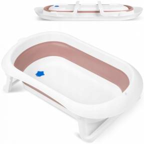 Cadita de baie cu dop de scurgere Ricokids RK-281 - Roz