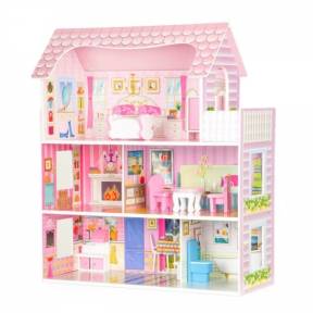 Casuta pentru papusi cu mobilier Ecotoys W06A139