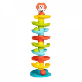 Jucarie interactiva pentru copii tip turn cu bile Huanger HE0292