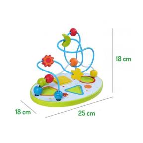 Labirint cu sortare de cuburi 1024 Ecotoys
