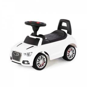 Masinuta de impins SuperCar cu panou de muzica 84552 - Alb