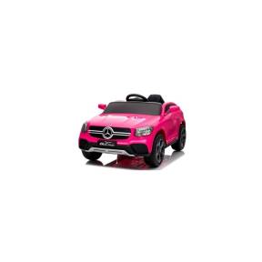 Masinuta electrica cu telecomanda 4 x 4, roti EVA, Mercedes AMG GLC COUPE, varsta 1-4.5 ani, 105x67x46 cm, putere 180W - Roz