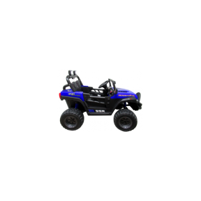 Masinuta electrica cu telecomanda Auto X16, 110x70x68 cm, varsta 1-5 ani, roti EVA, scaun din piele ECO, putere 90W, R-Sport - Albastru