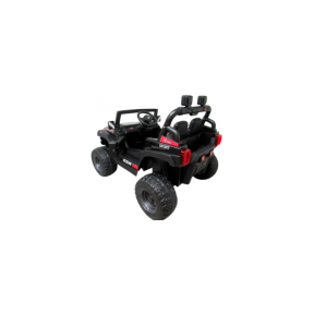 Masinuta electrica cu telecomanda Auto X16, 110x70x68 cm, varsta 1-5 ani, roti EVA, scaun din piele ECO, putere 90W, R-Sport - Negru