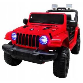 Masinuta electrica cu telecomanda cu baterii si functie de balansare Jeep X10 TS-159 R-Sport - Rosu