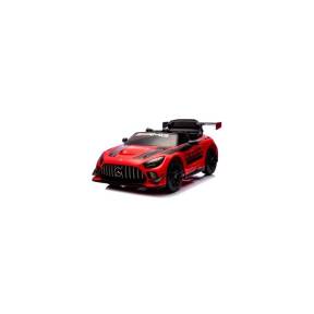 Masinuta electrica cu telecomanda MERCEDES GT3 EVO, 114x69x45 cm, varsta 1-5 ani, roti EVA, scaun din piele ECO, putere 90W - Rosu