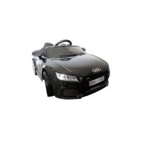 Masinuta electrica cu telecomanda, roti EVA, scaun piele Audi TT R-Sport - Negru