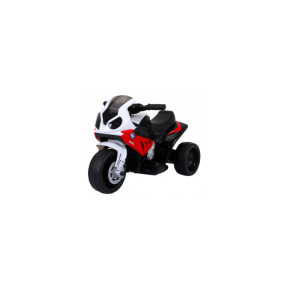 Motocicleta electrica pentru copii BMW S1000RR, 69x44x36.5 cm, varsta 1.5-4 ani, roti si scaun din plastic, putere 25W - Rosu