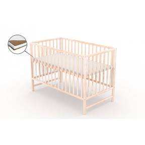 Patut fara sertar VESSANTI Clasico Natur + Saltea Cocos 12 cm