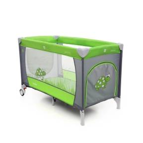 Patut pliabil cu 2 nivele Coto Baby Samba Plus Green