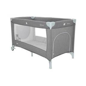 Patut pliabil cu un nivel Coto Baby Samba Dark Grey