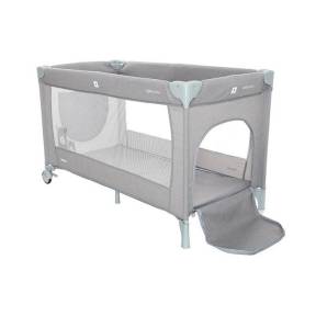 Patut pliabil cu un nivel Coto Baby Samba Grey