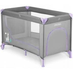 Patut pliabil Ricokids RK-240 Gri cu mov
