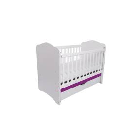 Patut VESSANTI Como culisant cu sertar - Alb cu Violet