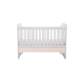 Patut VESSANTI Como fara sertar - Alb cu Bej + Saltea Cocos 10 cm