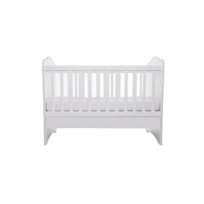 Patut VESSANTI Como fara sertar - Alb + Saltea cocos confort 120 x 60 x 12 cm