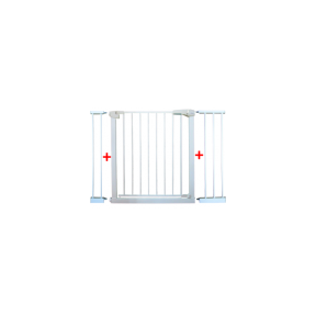 Poarta de siguranta din metal 79-115 cm R-Sport S3 - Alb
