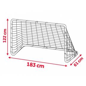 Poarta pentru fotbal 183 x 122 x 61 cm Neo-Sport 1450