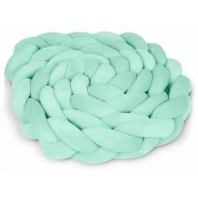 Protectie laterala pentru patut, impletita, 3 M, Ricokids 722112 - Mint