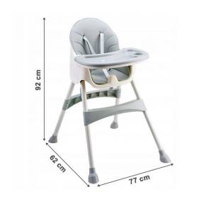 Scaun De Masa 2 in 1 Ecotoys HC-823 - Azure