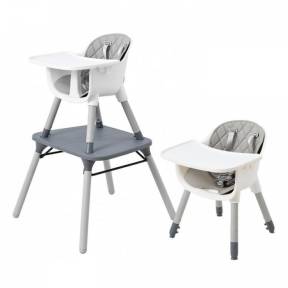 Scaun de masa 3 in 1 Ecotoys HC-435 - Gri