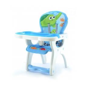 Scaun de masa multifunctional EURObaby HB-GY02 - Albastru