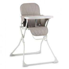 Scaun de masa Ricokids Nuco - Alb cu Gri