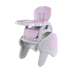Scaun de masa Sun Baby 2 in 1 011 Catel - Pink