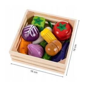 Set de legume cu magnet Ecotoys