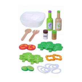 Set legume pentru salata cu bol Ecotoys