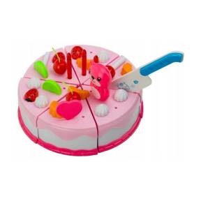 Set tort aniversar cu accesorii Ecotoys