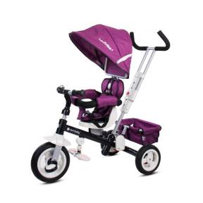 Tricicleta cu sezut reversibil Sun Baby 002 Super Trike Plus Burgundy