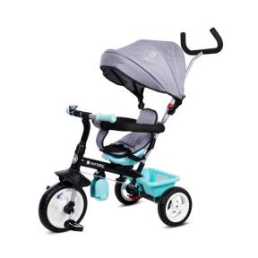 Tricicleta cu sezut reversibil Sun Baby 017 Fresh 360 - Turquoise Grey