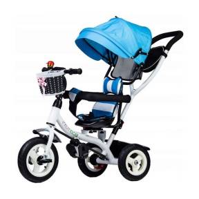 Tricicleta cu sezut rotativ Ecotoys JM-066-9L - Albastra