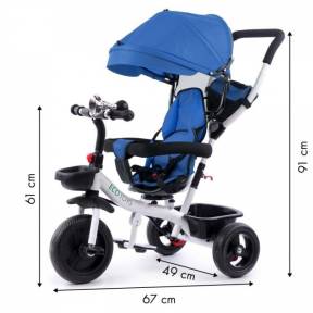 Tricicleta Ecotoys YM-BT-2 - Albastru