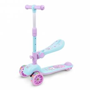 Trotineta 2 in 1 cu sezut Kidwell Rimba - Unicorn