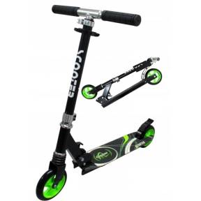 Trotineta pliabila cu roti de 145 mm R-Sport H7 - Negru - Verde