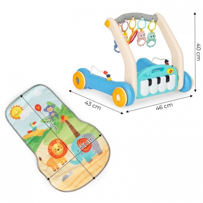 Antemergator educational 2 in 1 cu salteluta de joaca Huanger HE0637