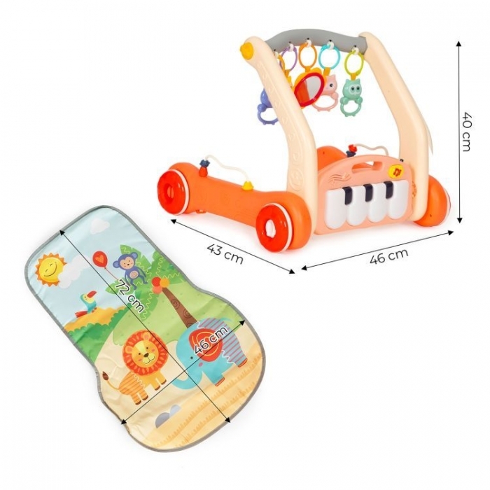 Antemergator educational 2 in 1 cu salteluta de joaca Huanger HE0638