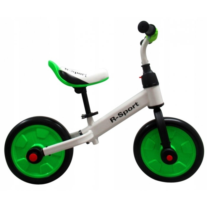 Bicicleta cu pedale si roti ajutatoare R-Sport P1- Verde