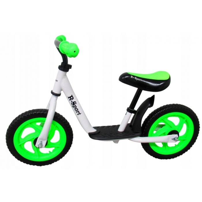 Bicicleta fara pedale cu suport pentru picioare R5 R-Sport - Verde - Resigilat
