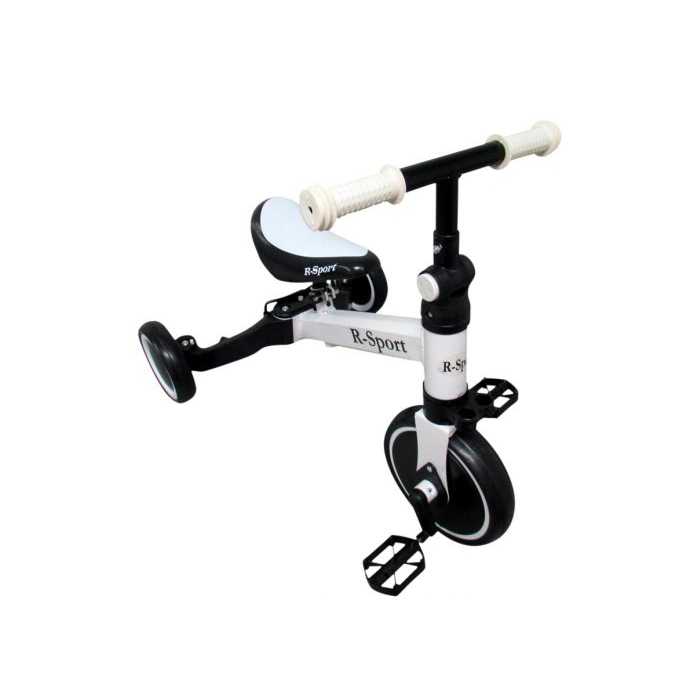 Bicicleta multifunctionala 4 in 1 cu pedale detasabile P8 R-Sport - Alb