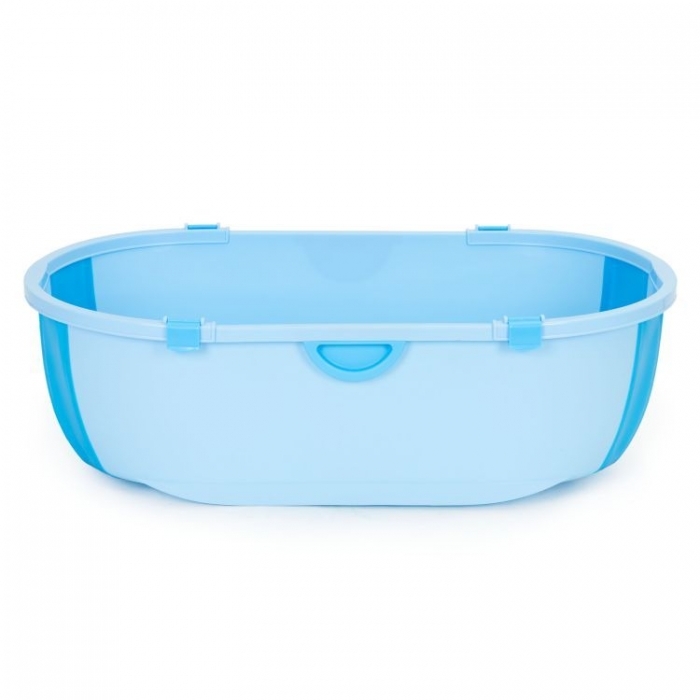 Cadita de baie cu dop de scurgere Ecotoys HA-B46 - Albastru