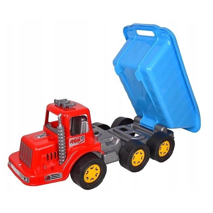 Camion pentru copii Marmat XL, cabina rosie